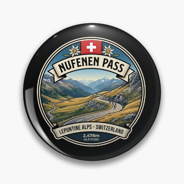 Item preview, Nufenen Pass Alpine Pass Travel Design designed and sold by enzoade.