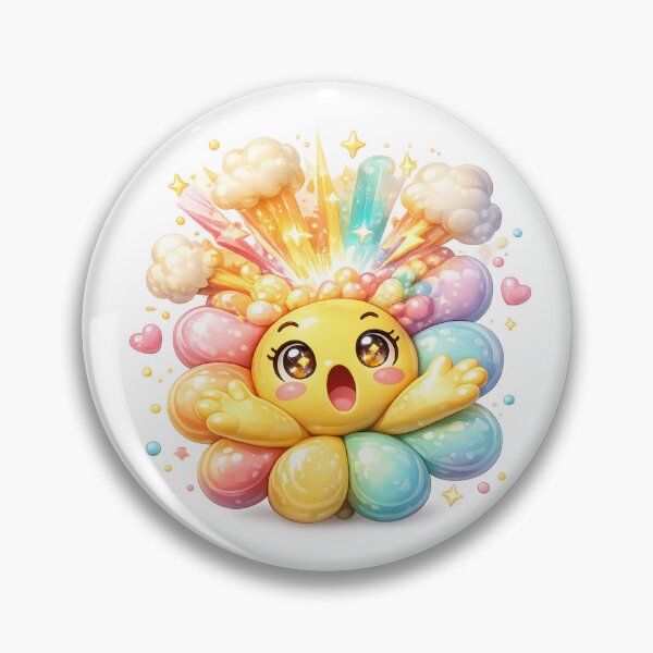 Item preview, Mind-Blown Bloom – Surprised Flower designed and sold by VIBESPLACE.