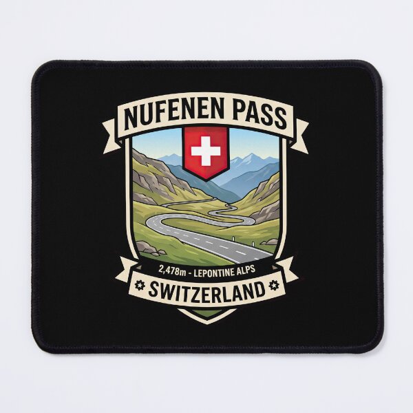 Item preview, Nufenen Pass Switzerland Scenic Mountain Route Artwork designed and sold by enzoade.