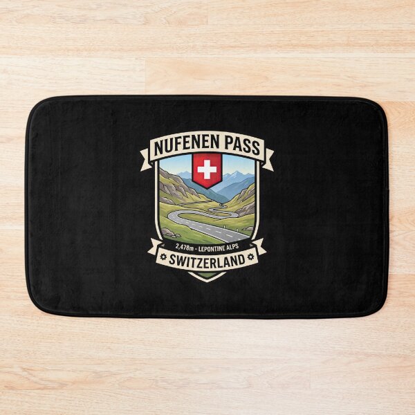 Item preview, Nufenen Pass Switzerland Scenic Mountain Route Artwork designed and sold by enzoade.