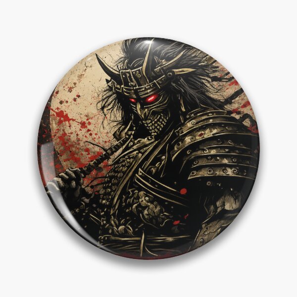 Item preview, Darkness Samurai | Demonic Warrior of the Blood Moon designed and sold by Fei Long Design Hub.