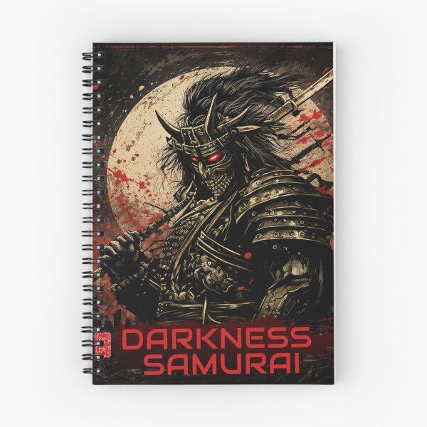 Item preview, Darkness Samurai | Demonic Warrior of the Blood Moon designed and sold by Fei Long Design Hub.