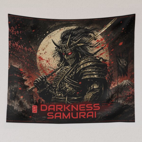 Item preview, Darkness Samurai | Demonic Warrior of the Blood Moon designed and sold by Fei Long Design Hub.