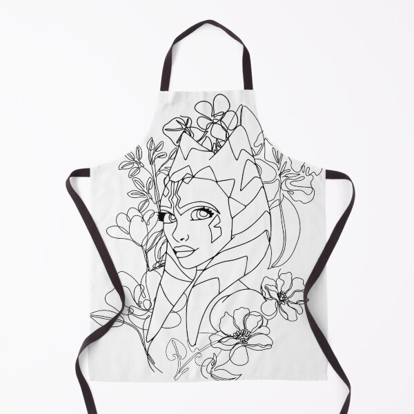 Item preview, Ahsoka One Line Art - Minimalist Star Wars Flower Design designed and sold by Rogue507.