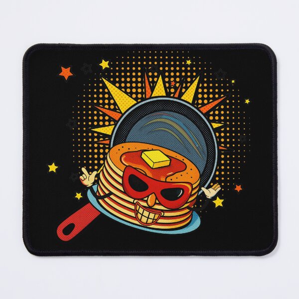 Item preview, Vintage Superhero Pancake Character - Retro Comic Art designed and sold by SunandShade.