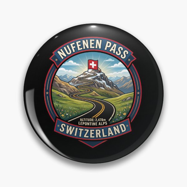 Item preview, Nufenen Pass Swiss Alps Motorcycle Adventure Graphic designed and sold by enzoade.