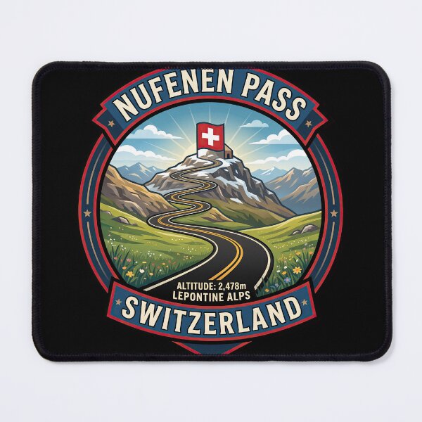 Item preview, Nufenen Pass Swiss Alps Motorcycle Adventure Graphic designed and sold by enzoade.