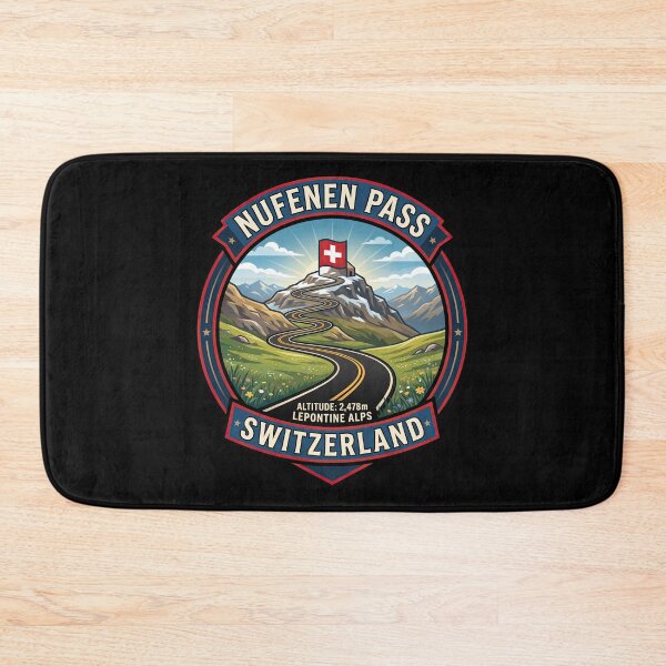 Item preview, Nufenen Pass Swiss Alps Motorcycle Adventure Graphic designed and sold by enzoade.