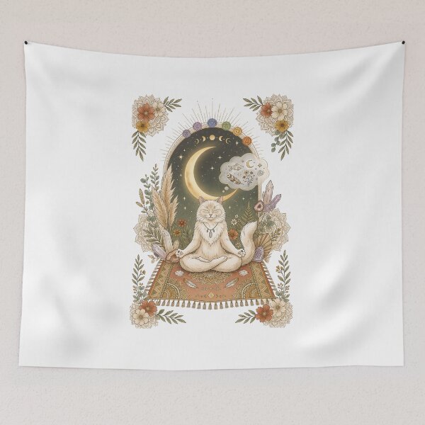 Item preview, Meditation Cat | Streetwear Yoga Cat designed and sold by Pluto ⭐️.