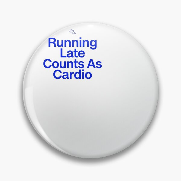Item preview, Running Late Counts As Cardio - Runner designed and sold by BinAlgoPix.