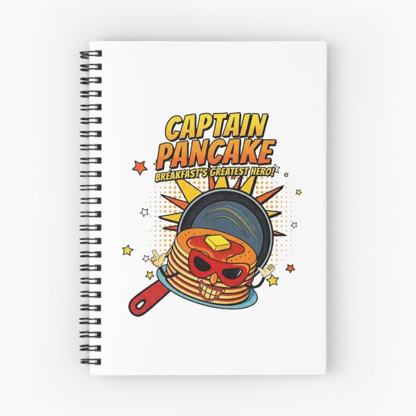 Item preview, Captain Pancake - Breakfast's Greatest Hero Vintage Vibes Comic Fun designed and sold by SunandShade.