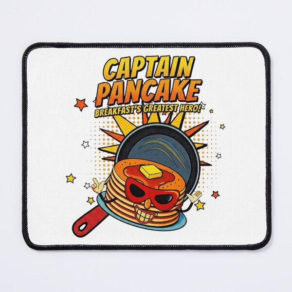 Item preview, Captain Pancake - Breakfast's Greatest Hero Vintage Vibes Comic Fun designed and sold by SunandShade.
