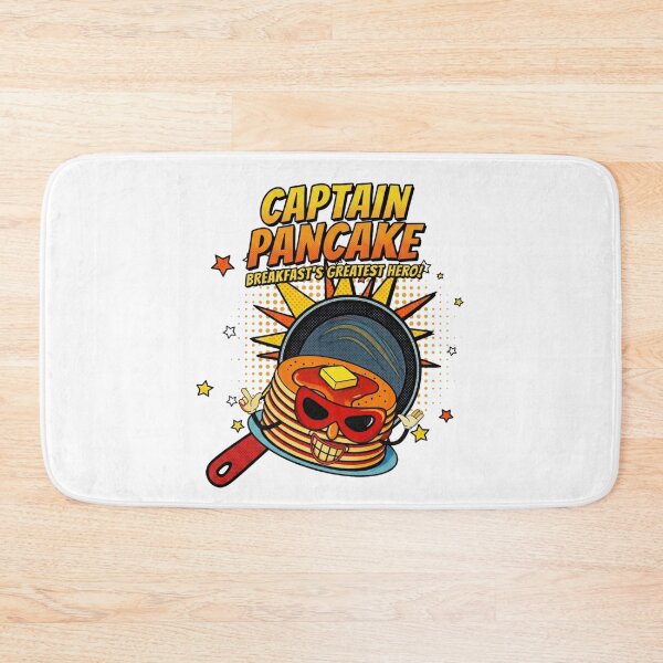 Item preview, Captain Pancake - Breakfast's Greatest Hero Vintage Vibes Comic Fun designed and sold by SunandShade.
