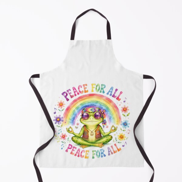 Item preview, Hippie Frog Meditation Peace For All Watercolor designed and sold by Natalia-Vlad.