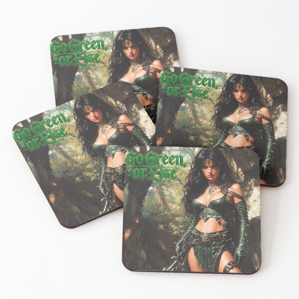 Item preview, Dark Fantasy Druid Warrior - Go Green Or Else designed and sold by Epic Art Geek.