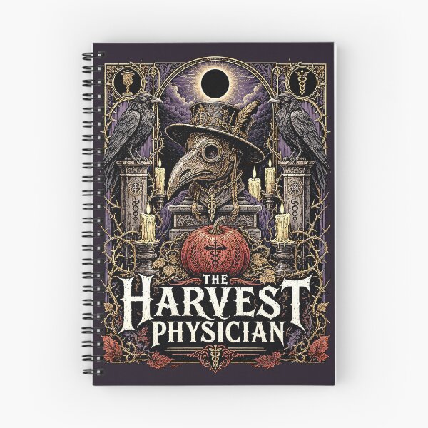 Item preview, The Harvest Physician Gothic Plague Doctor | Dark Halloween Graphic designed and sold by InkspirationGraphics.