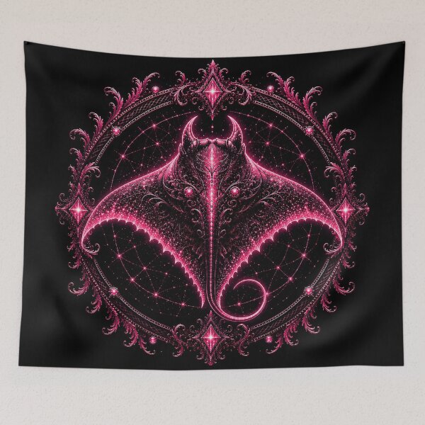Item preview, Pink Manta Ray designed and sold by RimoraArt.