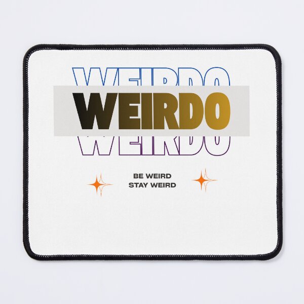 Item preview, Stay Weird Typography | Modern Weirdo Quote Design designed and sold by MissLotusStudio.