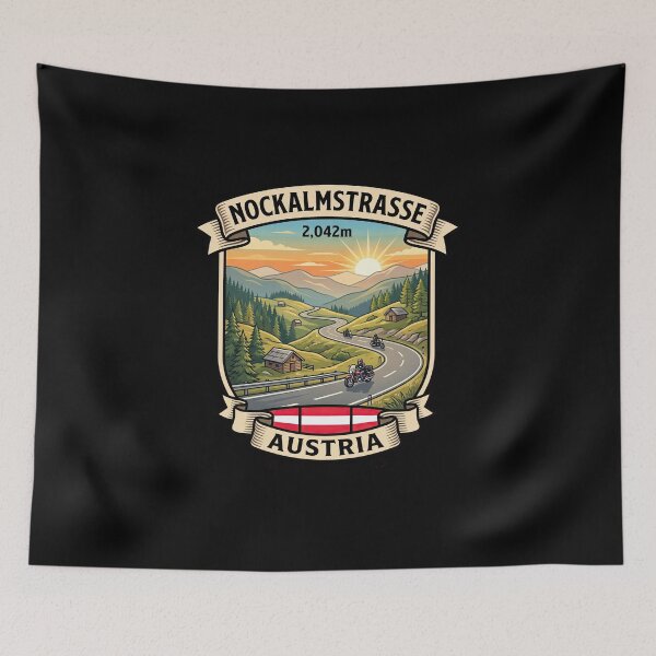 Item preview, Nockalmstraße Iconic Alpine Road Graphic designed and sold by enzoade.