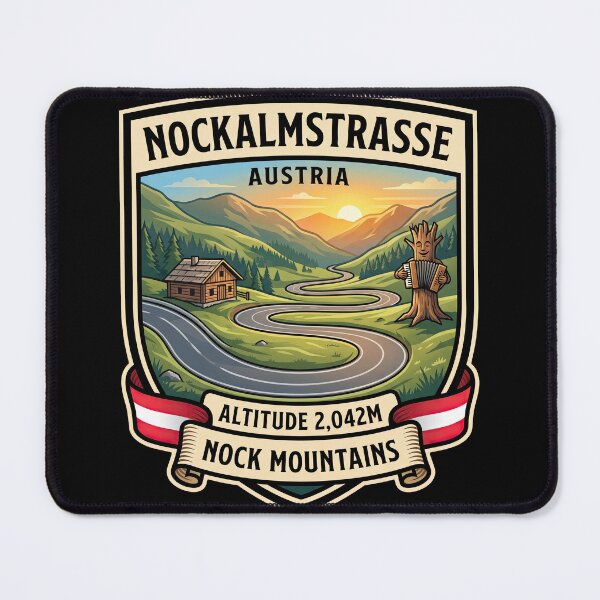Item preview, Nockalmstraße Motorcycle Touring Austria Design designed and sold by enzoade.