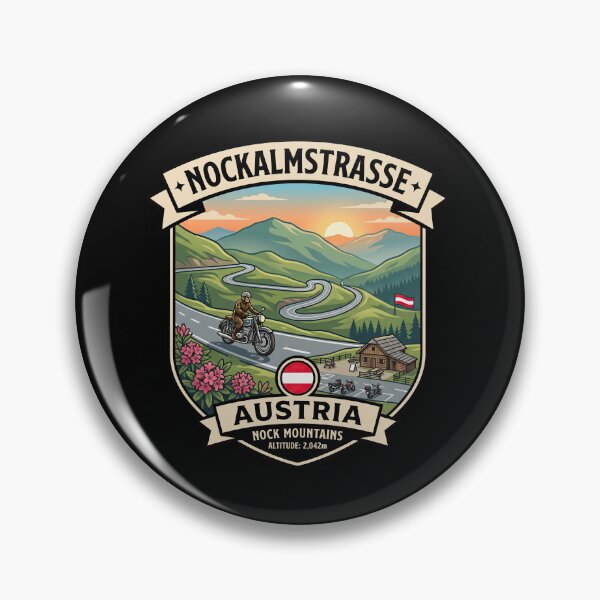 Item preview, Nockalmstraße Austrian Scenic Highway Artwork designed and sold by enzoade.