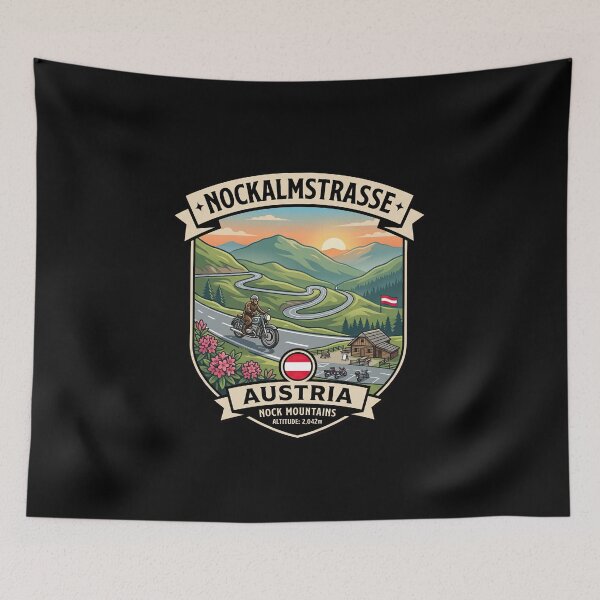Item preview, Nockalmstraße Austrian Scenic Highway Artwork designed and sold by enzoade.
