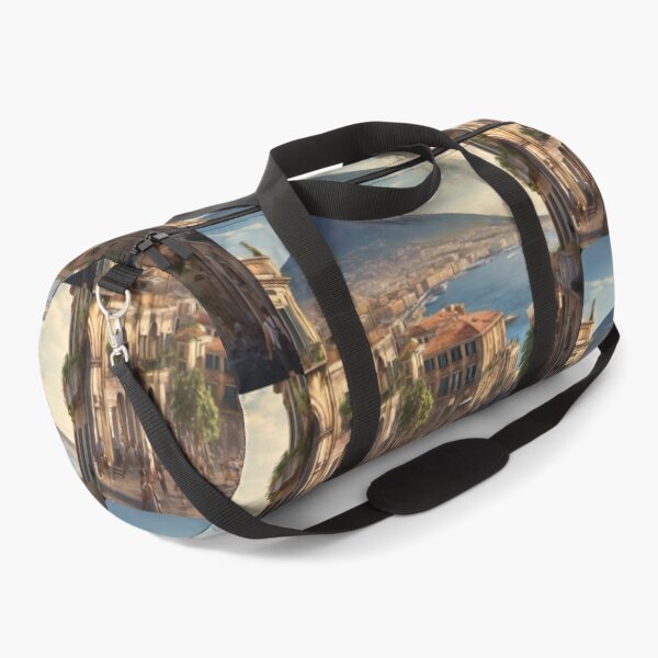 Item preview, Bay of Naples Italy Watercolor Landscape Mount Vesuvius Art designed and sold by UmSkelig834.