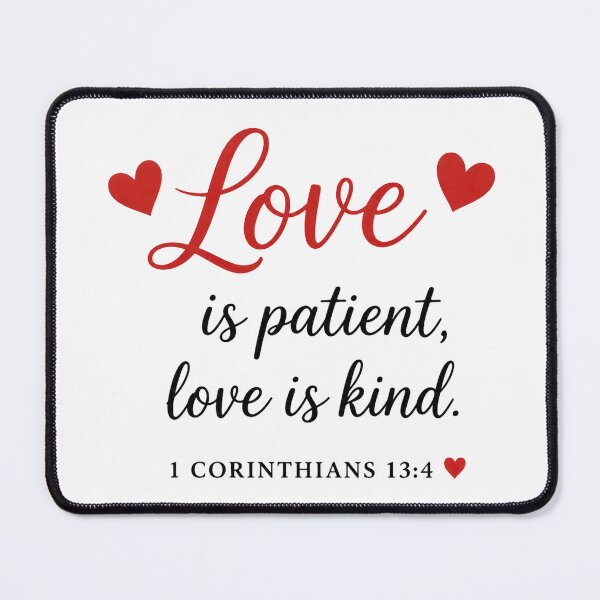 Item preview, Copy of Love Never Fails 1 Corinthians 13:4–8 Faith Graphic designed and sold by WHConwayDesigns.