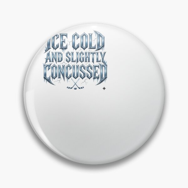 Item preview, Ice Cold And Slightly Concussed - Hockey designed and sold by BinAlgoPix.
