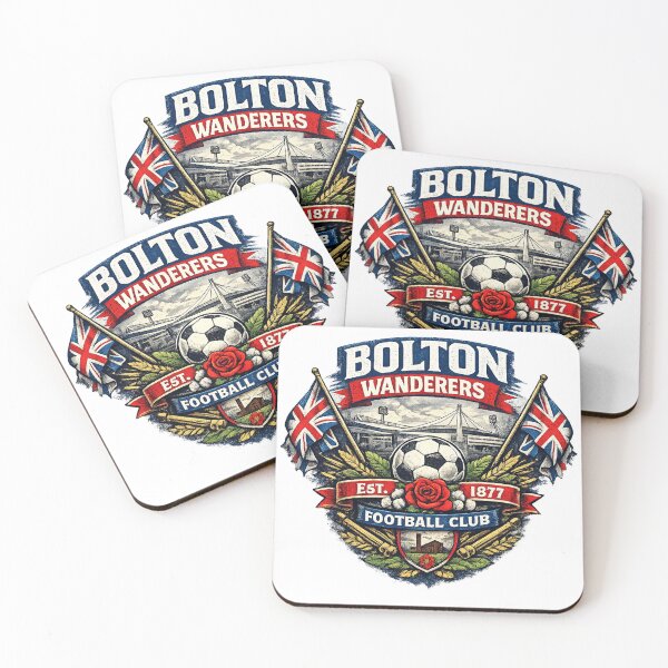 Item preview, Bolton Wanderers Vintage Football Fan Art | Established 1877 Supporter Design designed and sold by GarnerSupplyCo.