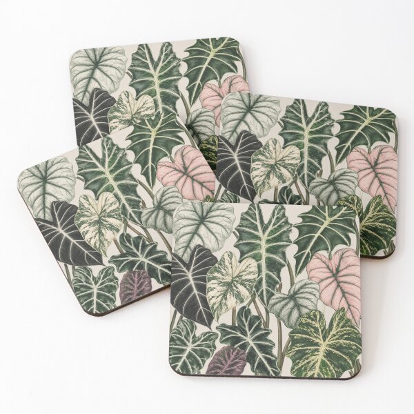 Item preview, Alocasia Leaves Botanical Collage designed and sold by Mikena1996.