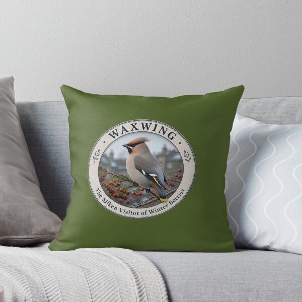 Item preview, WAXWING    – The Silken Visitor of Winter Berries designed and sold by The Digital Compass.
