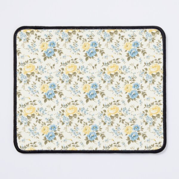 Item preview, Yellow and Blue Floral and Pattern designed and sold by LouieVanille.