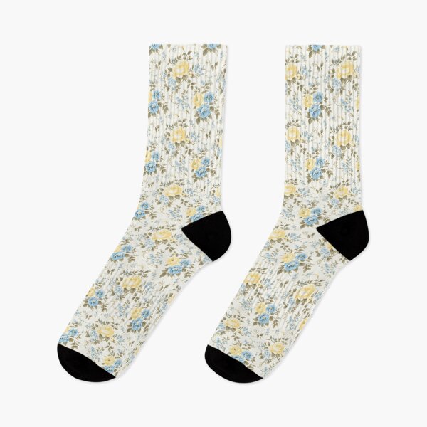 Item preview, Yellow and Blue Floral and Pattern designed and sold by LouieVanille.