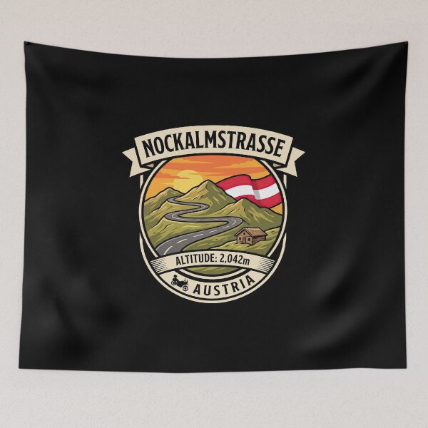 Item preview, Nockalmstraße Austria Legendary Driving Road Graphic designed and sold by enzoade.