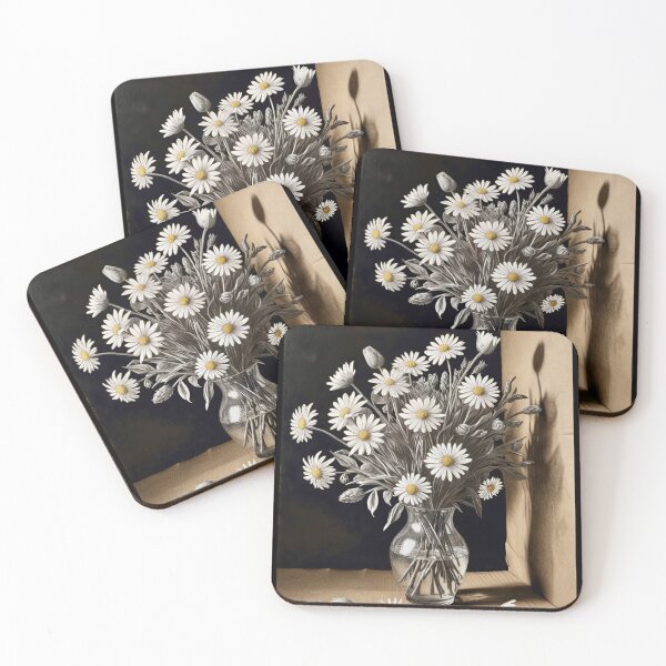Item preview, Still Life with a Vase of Daisies. designed and sold by ©Janis Zroback.