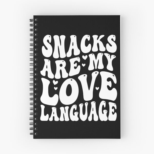 Item preview, Snacks Are My Love Language Funny Food Lover | Snack Addict Gift | Cute Food Humor Design designed and sold by 76Valeria.