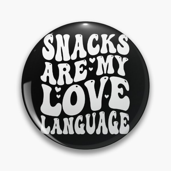 Item preview, Snacks Are My Love Language Funny Food Lover | Snack Addict Gift | Cute Food Humor Design designed and sold by 76Valeria.