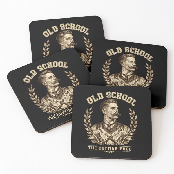 Item preview, Old School: The Cutting Edge | Vintage Design for Barbers and Classic Shaving Enthusiasts designed and sold by Studio_21.