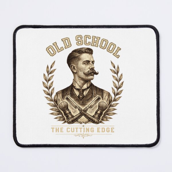 Item preview, Old School: The Cutting Edge | Vintage Design for Barbers and Classic Shaving Enthusiasts designed and sold by Studio_21.