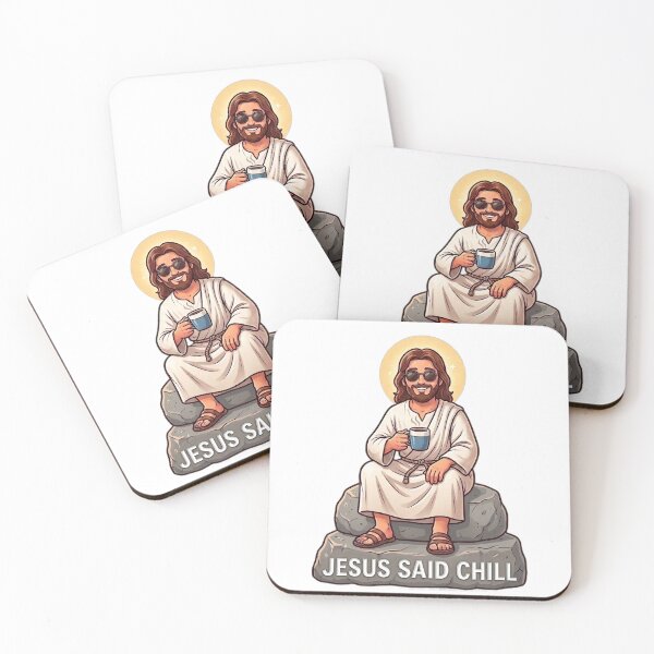 Item preview, Jesus Said "Chill" | Funny Christian Humor Design designed and sold by Softbear Atelier.
