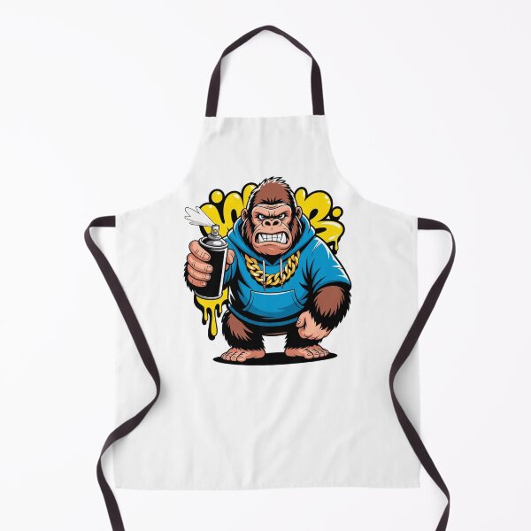 Item preview, Graffiti Gorilla Spray Paint Street Art Mascot designed and sold by Outlet Raloel.