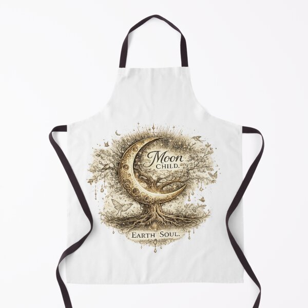 Item preview, Moon Child. Earth Soul. | Celestial Botanical Moon Art designed and sold by 'VARI'.