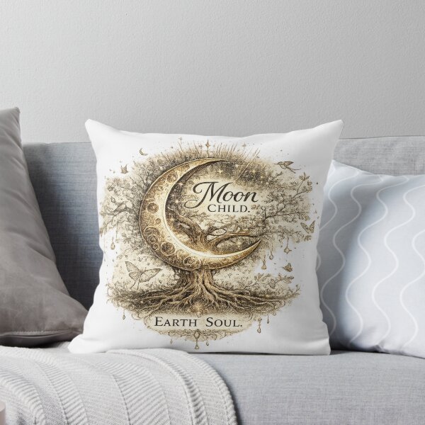 Item preview, Moon Child. Earth Soul. | Celestial Botanical Moon Art designed and sold by 'VARI'.