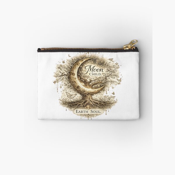 Item preview, Moon Child. Earth Soul. | Celestial Botanical Moon Art designed and sold by 'VARI'.
