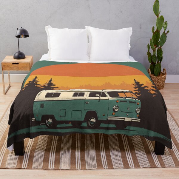 Item preview, Lost In The Right Direction - Retro Camper Van Adventure designed and sold by NeuralAuraArts.