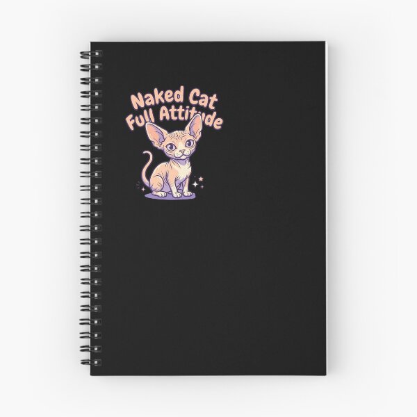 Item preview, Naked Cat Full Attitude - Sphynx Cat designed and sold by BinAlgoPix.