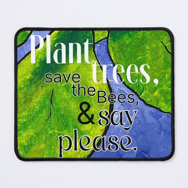 Item preview, acrylic painting with environmental quote designed and sold by GiSilver.