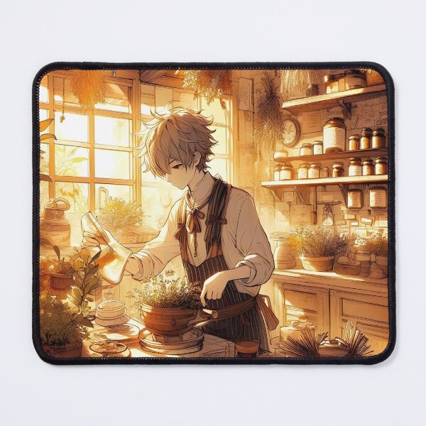 Item preview, The Secret Herbalist Kitchen Anime Poster designed and sold by Dhenin Studio.