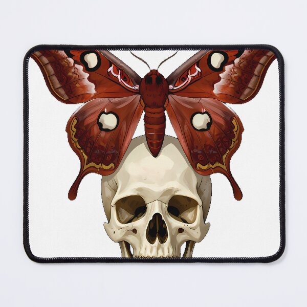 Item preview, Atlas Moth with Skull designed and sold by IllumeInk.